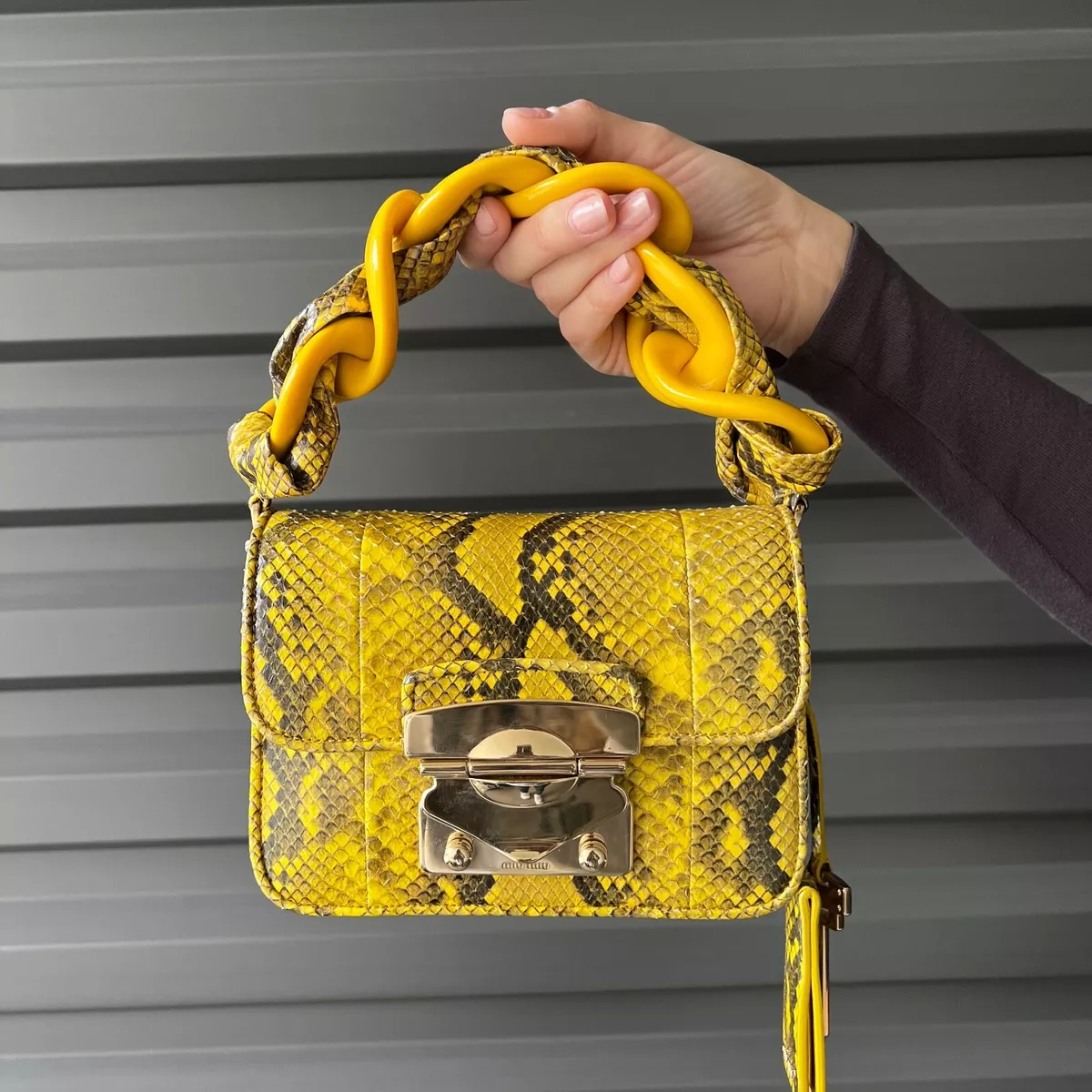 Zippy Coin Purse Padlock Python - Women - Small Leather Goods