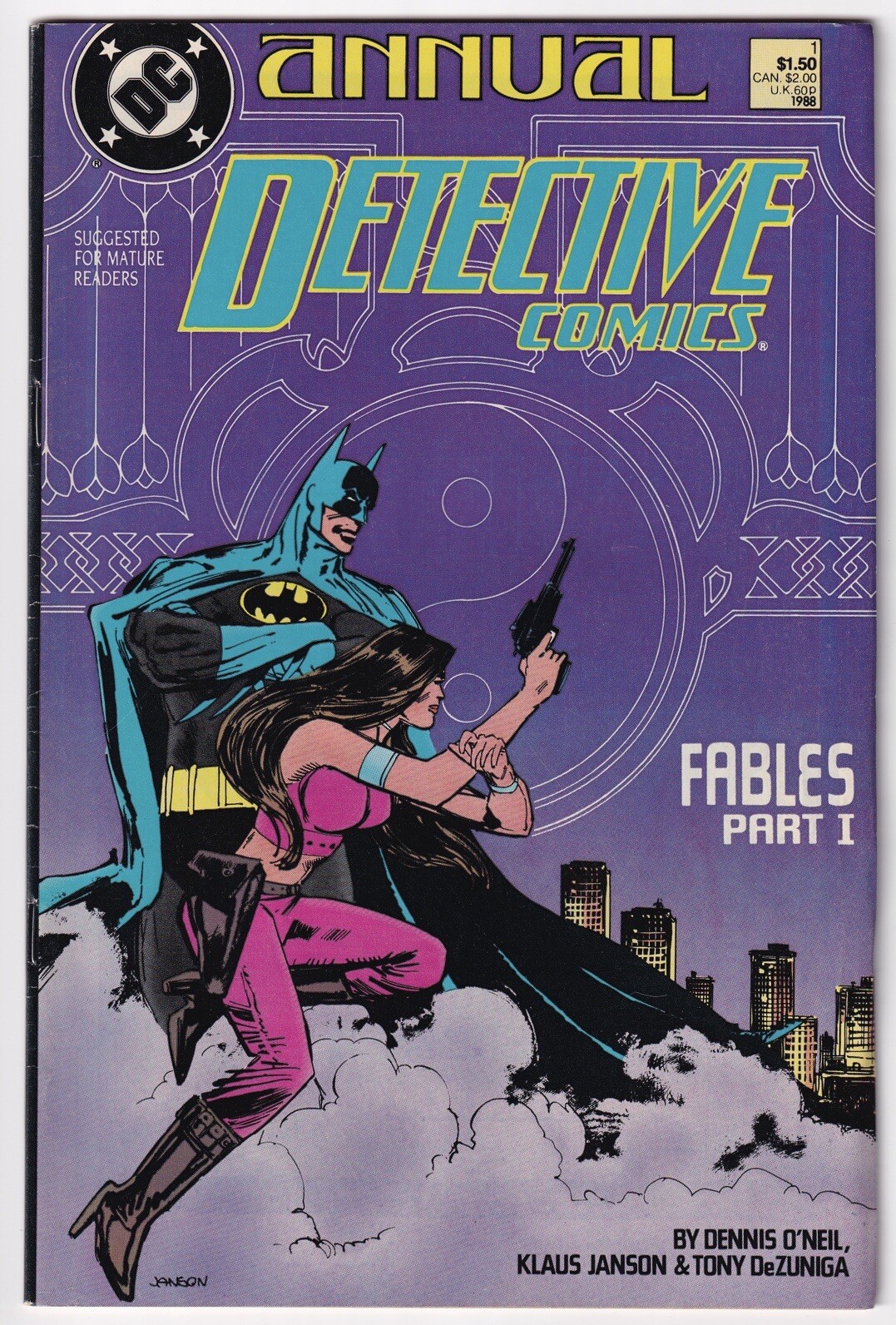 Detective Comics Annual #1 DC Comics (1988) - First Annual, Fables - Part 1