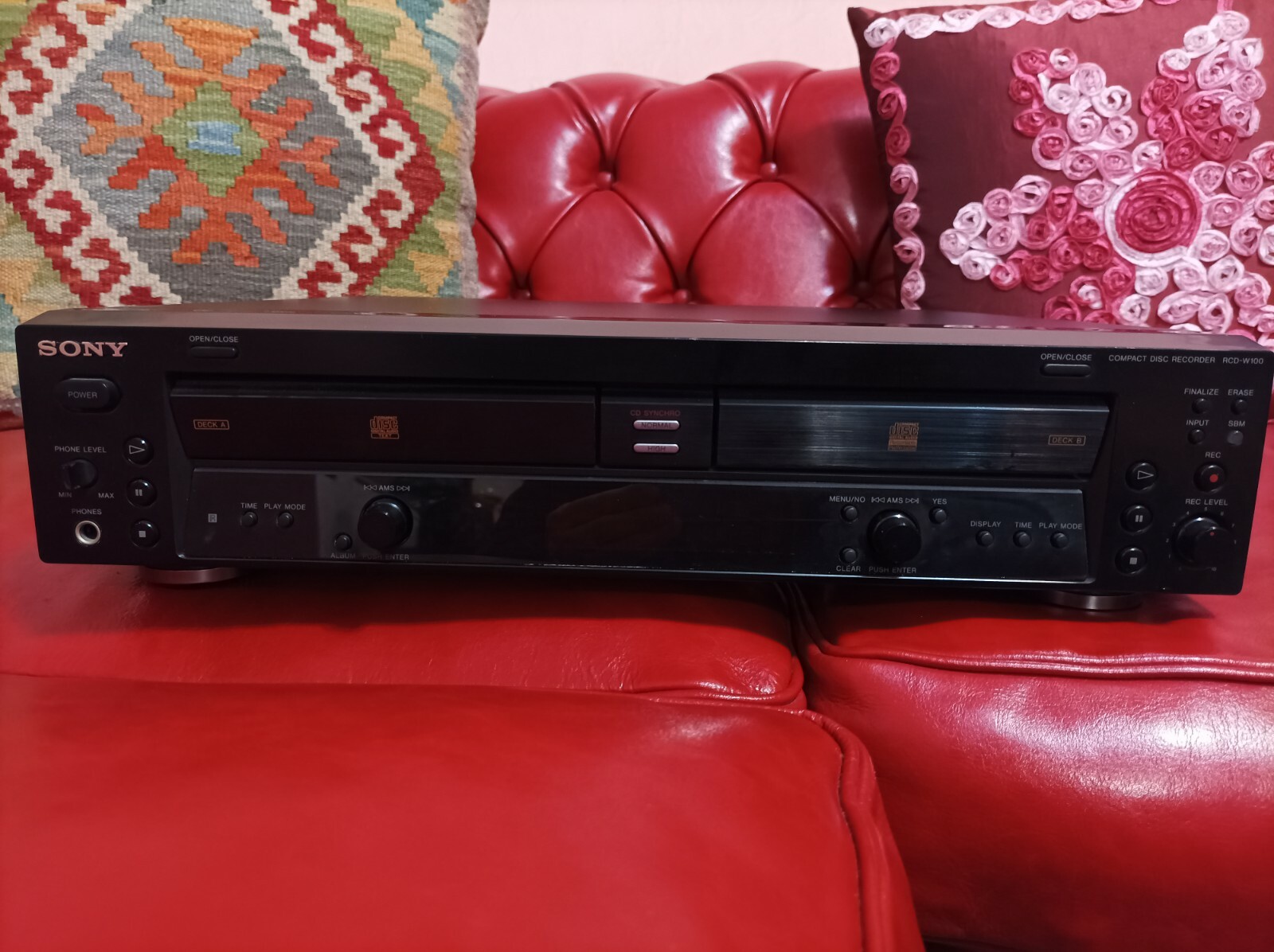 Sony cd recorder rcdw100 eBay
