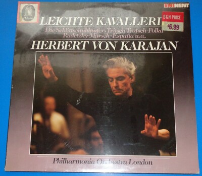 Karajan LEICHTE KAVALLERIE - EMI/Odeon 1C 037-00 765 SEALED