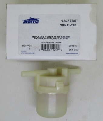 New Sierra Marine Boat Fuel Filter Part No. 18-7786 | eBay