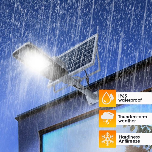 350W Solar Street Flood Light Outdoor for Parking Lot Stadium Basketball Court - Picture 6 of 12