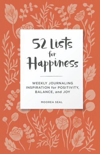 52 Lists for Happiness  Floral Pattern Weekly Journaling Ins Format: Diary