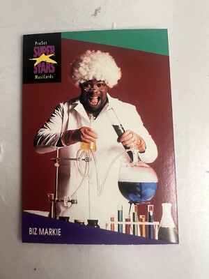 BIZ MARKIE Trading Card PROSET Super Stars Music Cards #112 1990s HipHop