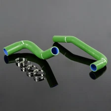 Silicone Radiator Hose Pipe Fit For Jeep Wrangler YJ/TJ 2.4/4.2L 87-06 Green