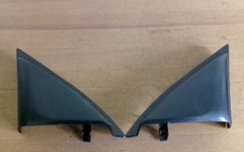 JDM Mazda RX8 SE3P Carbon Fiber Look Door Mirror Garnish Pair Left/Right