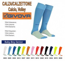 CALZE CALZETTONI CALCIO CALCETTO RUNNING PADEL GIVOVA Art. C001 SOCKS (1 paio)