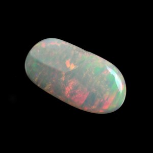 polished fire opal
