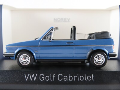 Norev 840069 VW Golf I Cabriolet (1982) in monaco blue 1:43 NEU/OVP