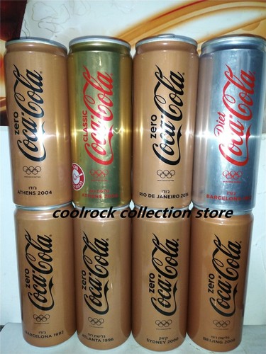 2021 Israel coca cola Olympic Games 8 cans set 330ml empty