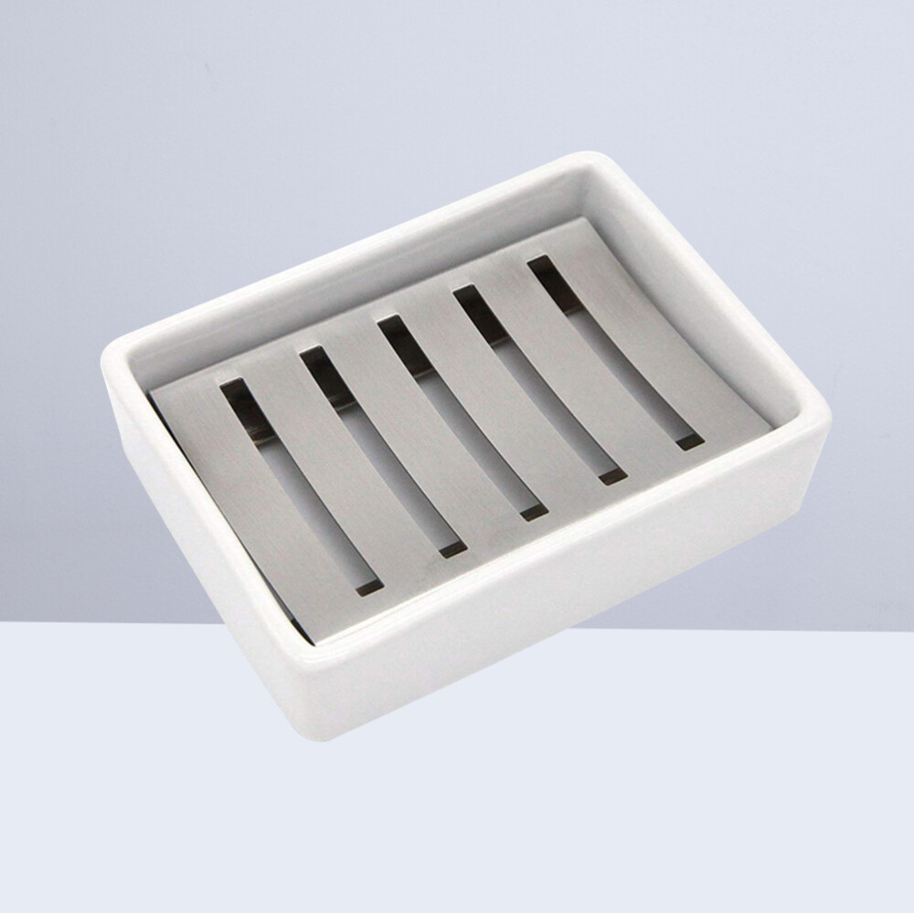 Soap Drainage Tray Soap Dish Drainer Stainless Steel Soap Holder eBay