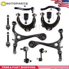 Front Upper & Lower Control Arm Sway Bar Tie Rod End For 2003-2006 HONDA ACCORD