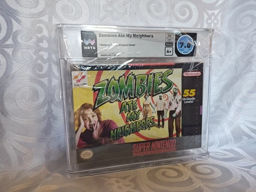 Zombies Ate My Neighbors SNES - Sealed - 7.0 WATA Graded