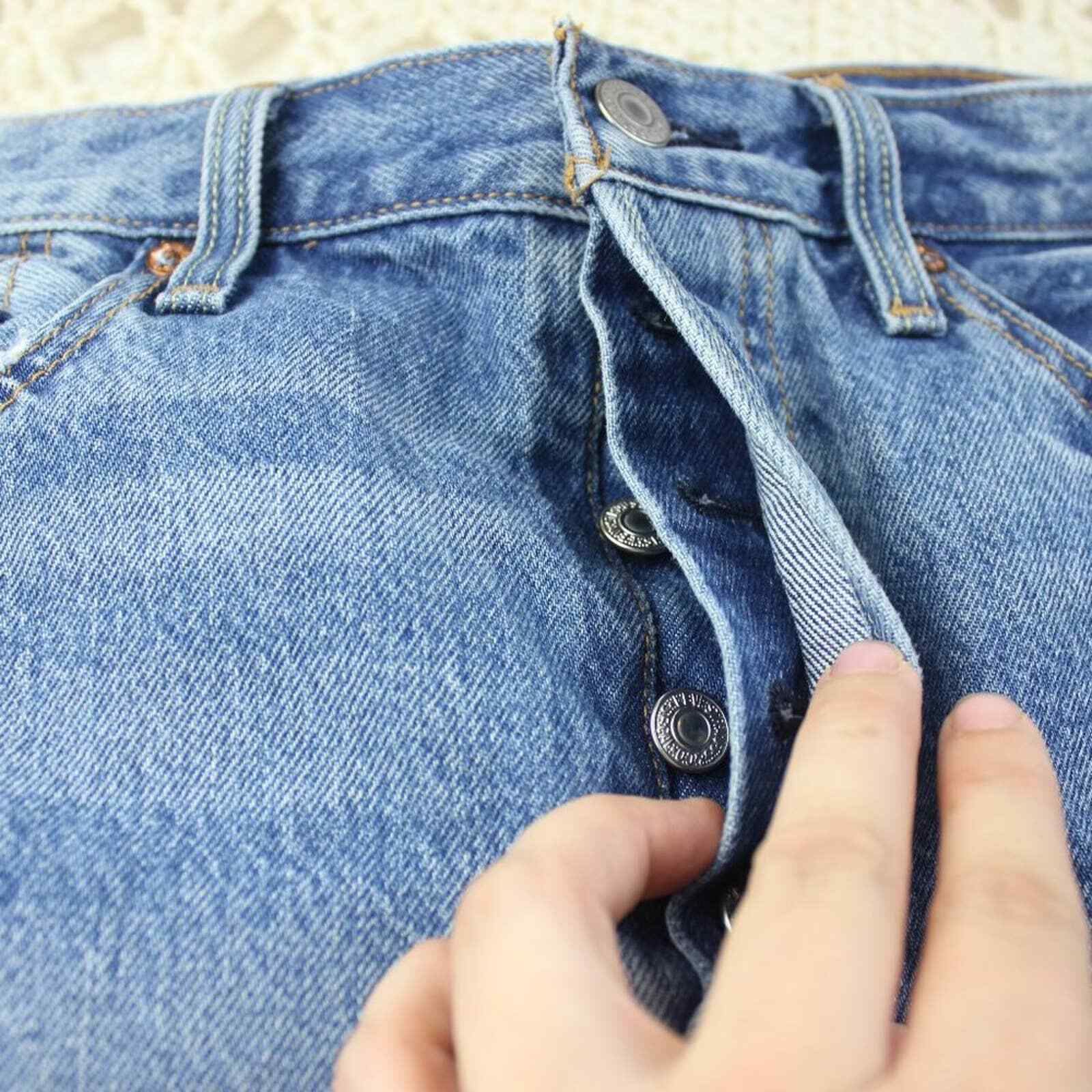 Levi's Premium Quality Button Front Distressed Mi… - image 4
