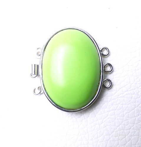 variaciones ovaladas piedras preciosas incrustadas aleación cierre pulsera joyería marcado suministro - Imagen 26 de 27