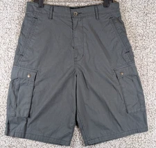 Levi Strauss and Co. Cargo Shorts Men's 32 Gray Two Horse White Tag