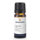 Naissance Citronella Essential Oil (No. 182) - 10ml-200ml -Aromatherapy, Massage
