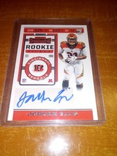 JORDAN ELLIS 2019 PANINI CONTENDERS AUTOGRAPH BENGALS $5 MAX SHIPPING!