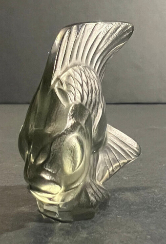 Lalique Gray Angel Fish 1 Of My 400+ Lalique Listings - Picture 6 of 8