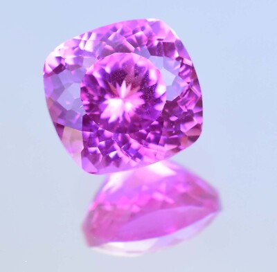 Flawless 16.75 Ct Natural Mogok Pink Ruby Cushion Cut Certified Loose Gemstone