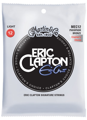 MARTIN GITARRENSAITEN für Akustikgitarre, CLAPTON´S CHOICE, light 012-054- MEC12