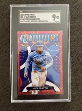 2023 Topps Finest Rookies Kintsukuroi Red Gold Nick Pratto RC SP /7? SGC 9 Rare