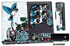 Skin for XBOX ONE 1 Console 2 Controller Graphics Sticker Wraps Decal BLUEBIRD