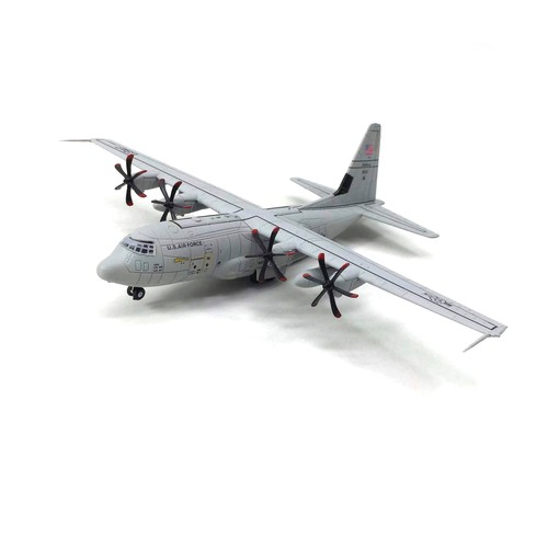 1:200 USAF C-130 Hercules Transport Aircraft Model Alloy Diecast Plane Ornaments - Picture 12 of 17