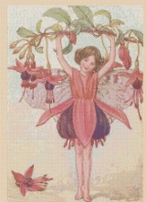 Fuchsia Fairy Counted  Cross Stitch Chart No. 8-407/17