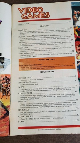 Vintage Video Games Magazine, Mickey Mouse, Sega, Advertisement, May 1983 HTF - Picture 5 of 5