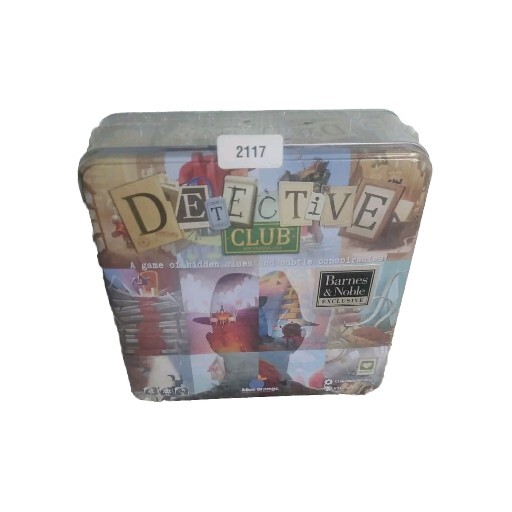Detective Club Board Game Blue Orange Games 100 Complete Mystery