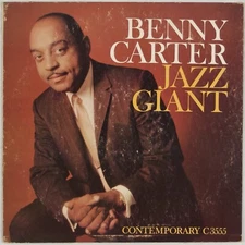 BENNY CARTER: Jazz Giant US ’58 Contemporary OG Mono Jazz DG Vinyl LP