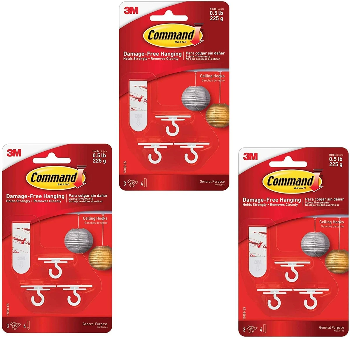 Command strip ceiling on sale hooks