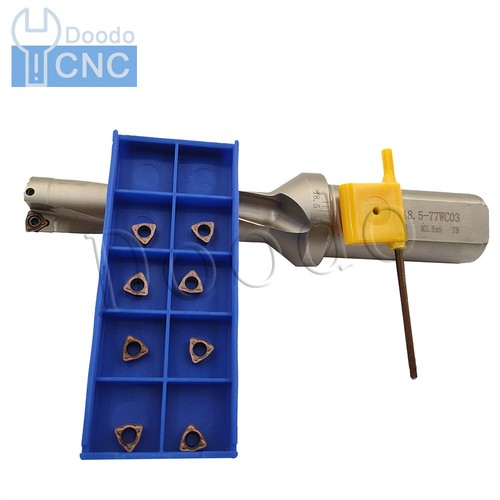 U drill C25-4D 18.5mm WC Series Drill Insert Fast Drilling Bit +10PCS WCMX030208