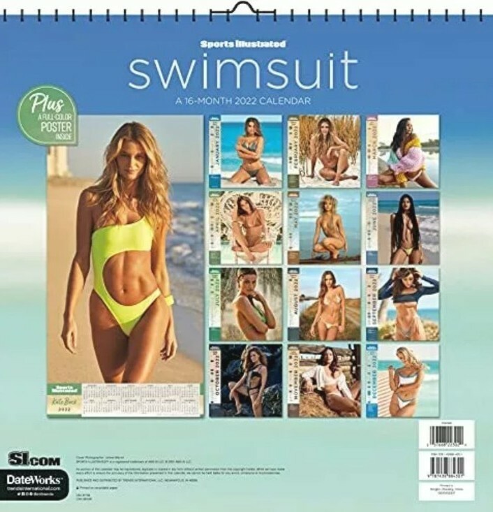 SPORTS ILLUSTRATED SWIMSUIT - 2022 DELUXE WALL CALENDAR - New