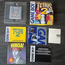 Tetris 2 (Nintendo Game Boy, 1993) Box, Game, Papers NEAR MINT!