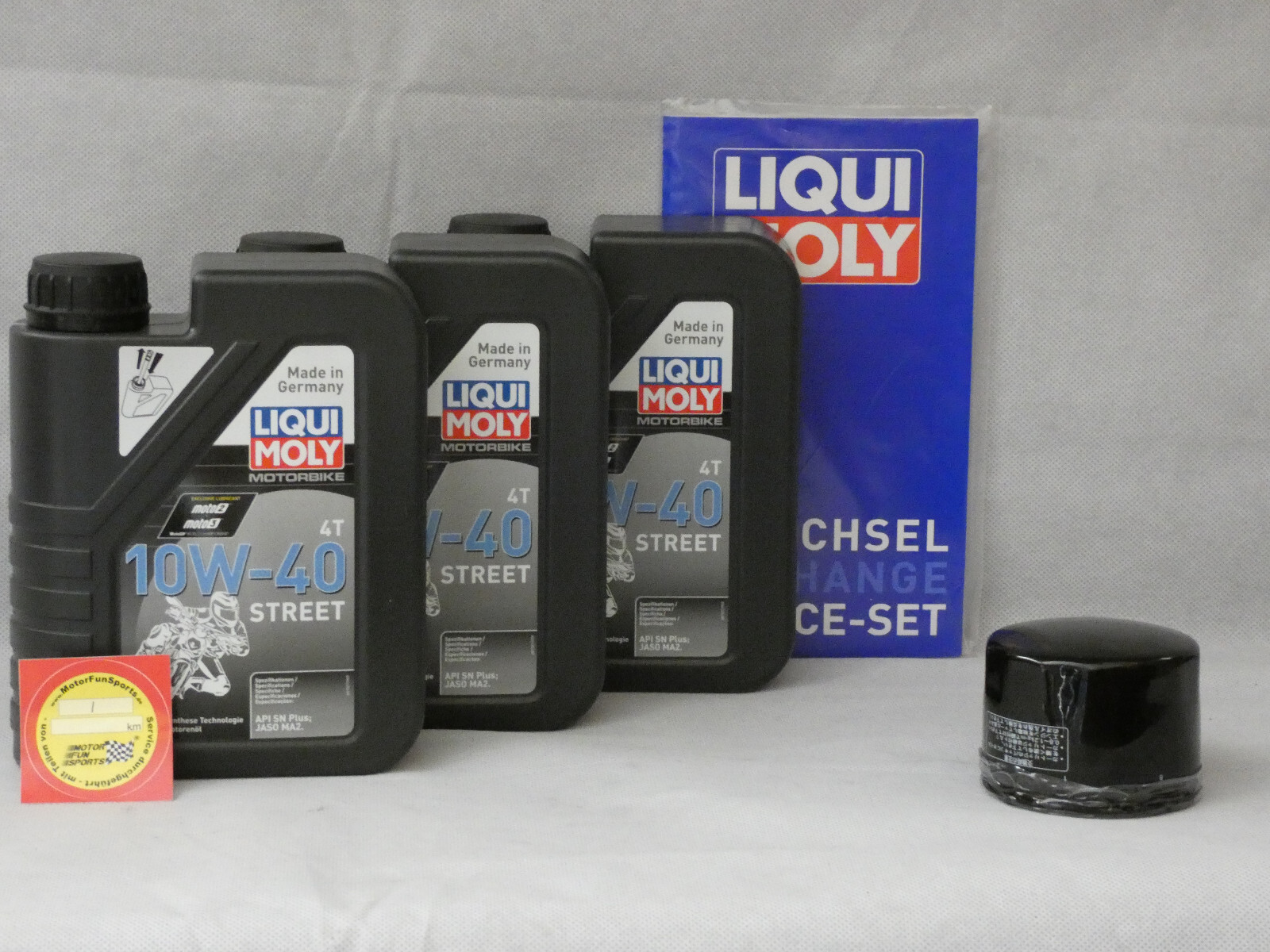 Oil Change Set Benelli 254 Engine Oil Oil Filter Liqui Moly