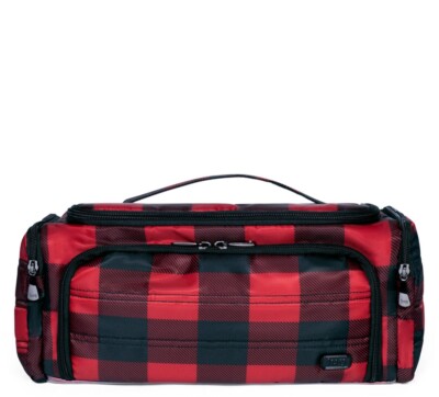 Toiletry Bag Toiletry Trolley New Lug Trolley XL BUFFALO CHECK RED