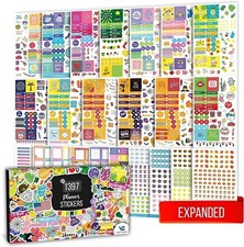 1397 Expanded Aesthetic Planner Stickers Seasonal, Productivity  Decorative