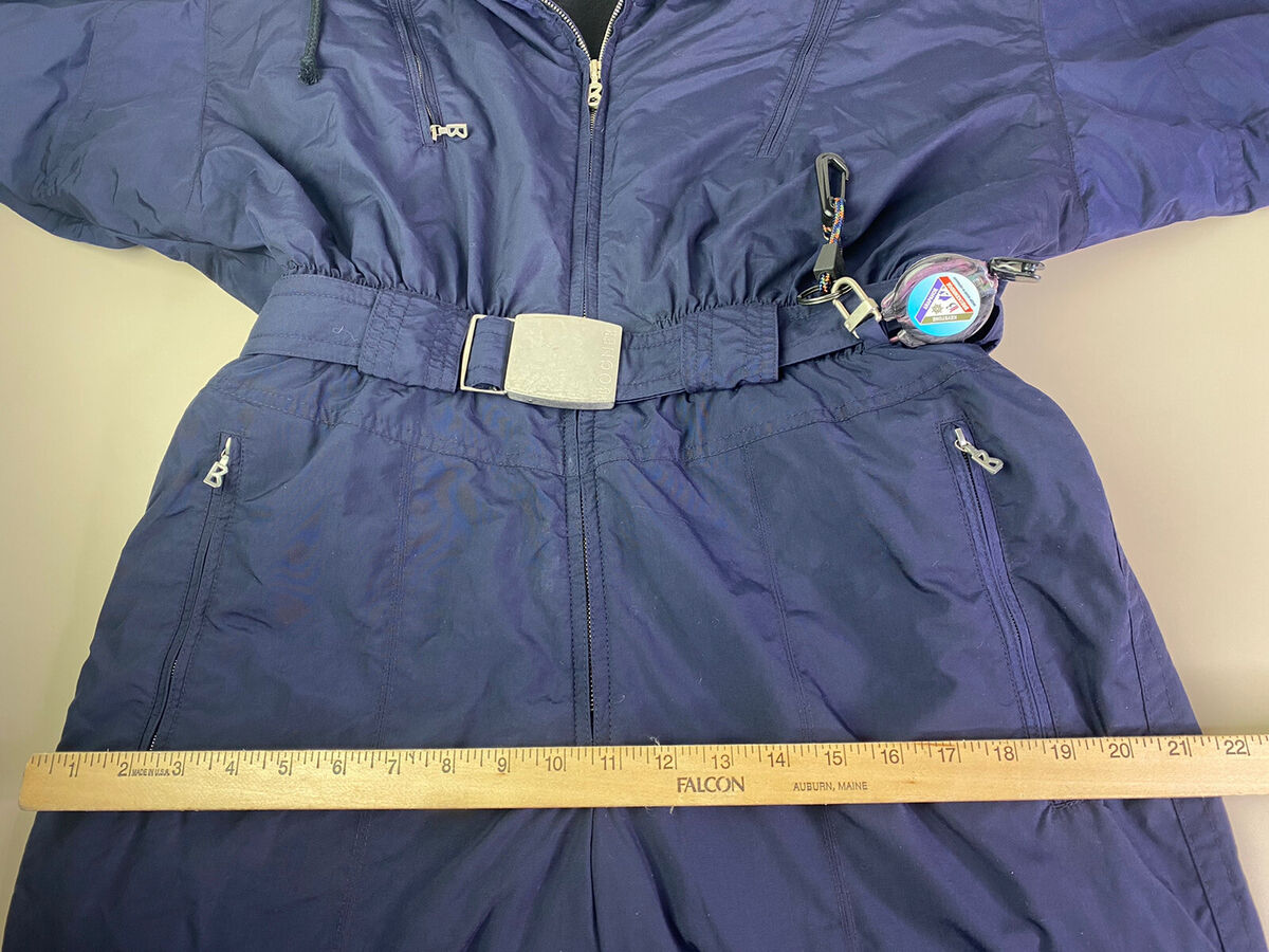 Vintage Bogner One Piece Womens Sz 14 Ski Suit Navy Blue One Vintage Bogner One Piece Womens Sz 14 Ski Suit Navy Blue One