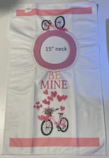 Bib 15" Neck Pull Over Head T-Shirt Special Needs Drool polyester valentine mine