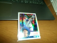 2018 TOPPS 35th ANN 1983 DESIGN REFRACTOR- TODD FRAZIER- METS