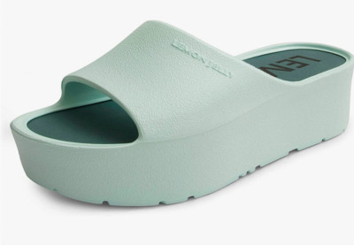 Lemon Jelly Women's Platform Sandals SUNNY- Aqua Green Brand New