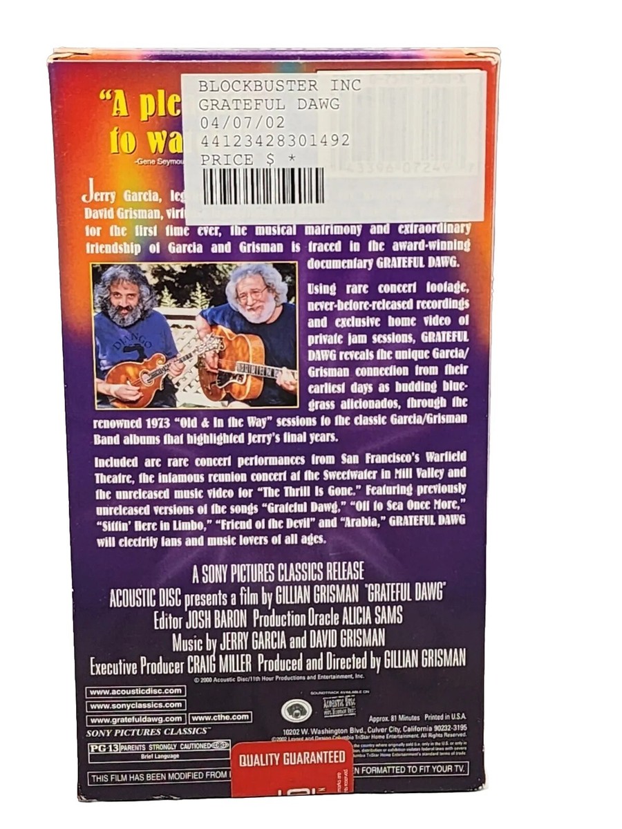 (未使用･未開封品)Grateful to Garcia [VHS] Grateful to Garcia VHS | eBay