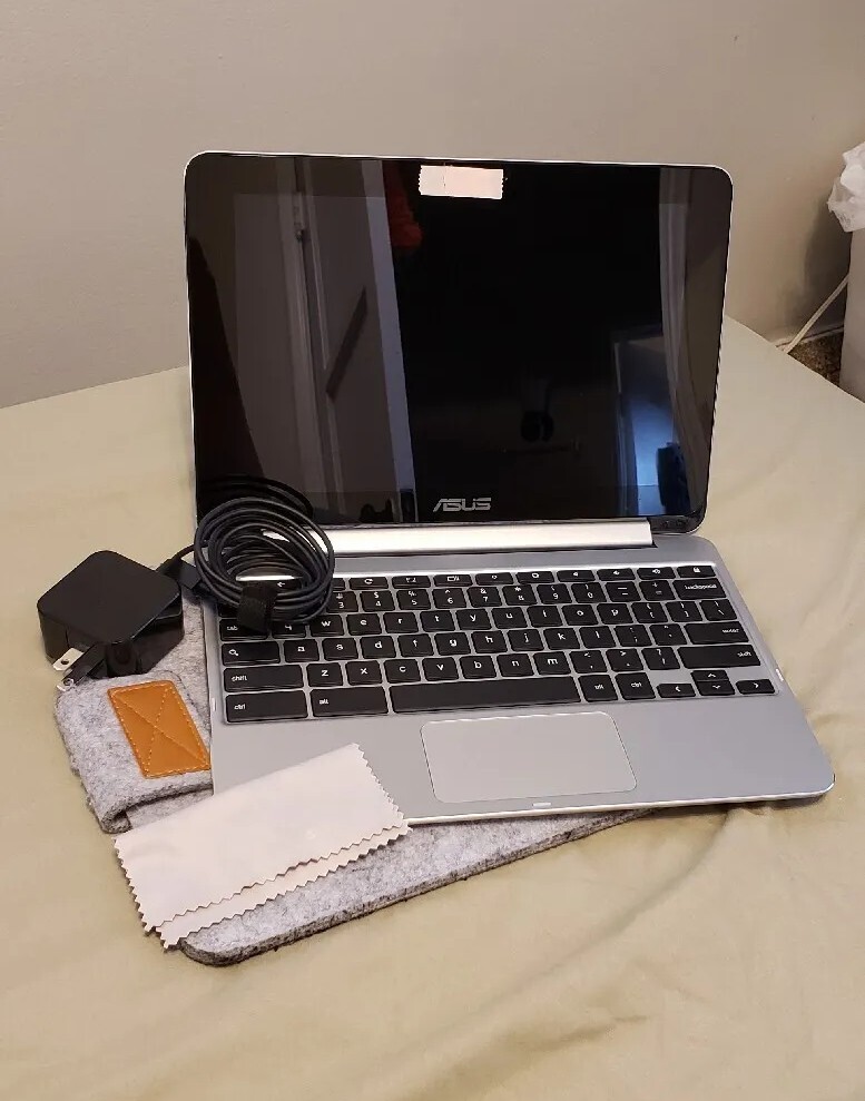 ASUS Chromebook C100P 10.3-inch 4GB RAM 16GB Storage Refurbished Chrome OS Laptop-image