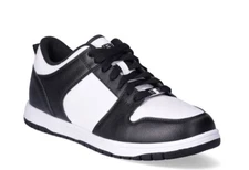 FUBU Men's Black/White Lace-up Low Top Athletic Casual Sneakers Shoes: 8-13