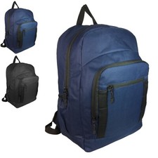 Backpack Rucksack Men Ladies Boy Girl Large Plain School Bag Gym Sports Travel