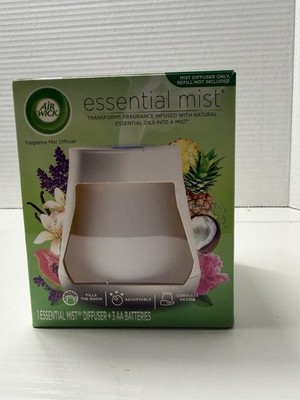 Air Wick Essential Oils Mist Original White Diffuser Only Batteries Included