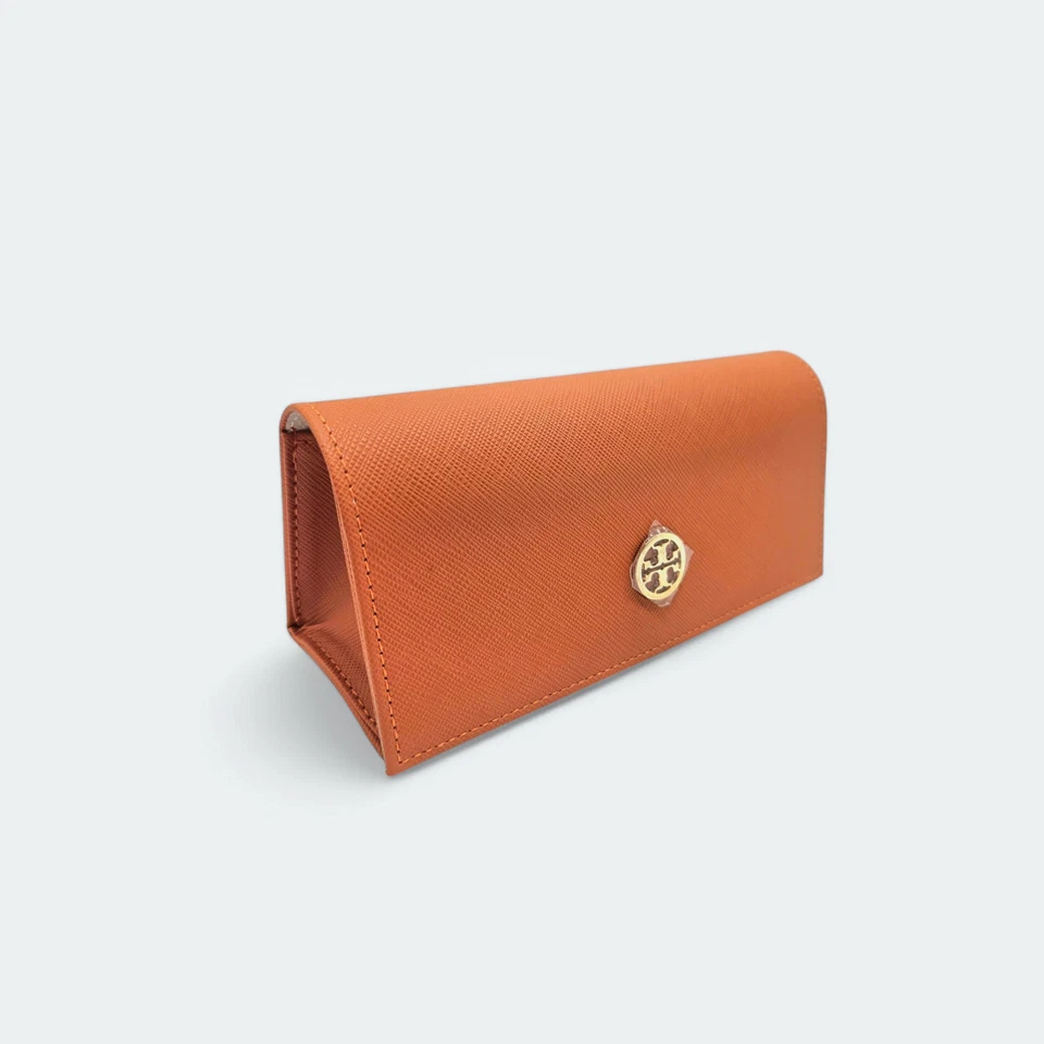 НОВЫЙ TORY BURCH ОРАНЖЕВЫЙ ПОДЛИННЫЙ СОЛНЦЕЗАЩИТНЫЕ ОЧКИ ОЧКИ КОЖАНЫЙ ЧЕХОЛ - Изображение 3 из 3