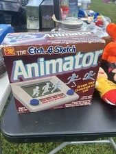 Vintage Ohio Art Etch A Sketch Animator 1987 UnTested Original Box Retro Toy